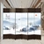 tấm bình phong Vách ngăn màn hình phòng khách đơn giản hiện đại Trung Quốc bằng gỗ nguyên khối có thể gập lại tường lối vào kéo đẩy chặn cửa di động nhà cửa ngăn phòng vách gỗ phòng khách 