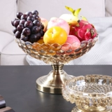 Журнальный столик для гостиной, глянцевый фруктовый кварц, комплект, высококлассное украшение, европейский стиль, 3 предмета, в американском стиле, легкий роскошный стиль