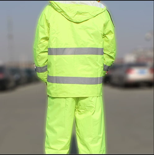 Светоотражающий раздельный водонепроницаемый рабочий дождевик