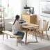 Rắn ghế gỗ ghế bành bảng nhà hàng ăn uống nhỏ gọn gia đình hiện đại và ghế ăn màu ghế gỗ ghế ghế gỗ với Bắc Âu - Cái ghế