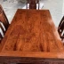 Bàn ăn gỗ gụ hình chữ nhật hình cây nhím bằng gỗ hồng mộc Bàn ăn gỗ rắn và bàn ghế gỗ hồng mộc nội thất nhà hàng chống cổ Trung Quốc - Bộ đồ nội thất Bộ đồ nội thất
