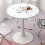 bàn học đẹp Sáng tạo Internet người nổi tiếng Bắc Âu bàn tròn nhỏ phòng khách căn hộ nhỏ giản dị ban công bàn ăn đơn giản hiện đại bàn cà phê gỗ nguyên khối giá bàn học cho bé