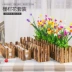Mục vụ Phalaenopsis hoa nhân tạo hàng rào lụa hoa văn phòng hoa gói hoa giả trang trí bàn trang trí trong nhà - Hoa nhân tạo / Cây / Trái cây