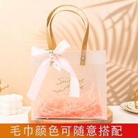 Розовый шоппер с бантиком, 8×16.5×8.5см