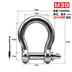 đồng hồ đo áp suất chân không Thuyền thép không gỉ 304/316 Nhật Bản loại U loại D Bow Horseshoe Buckle M4M5M6M8M10M12M14M16 đồng hồ đo nhiệt độ dạng dây Thiết bị & dụng cụ