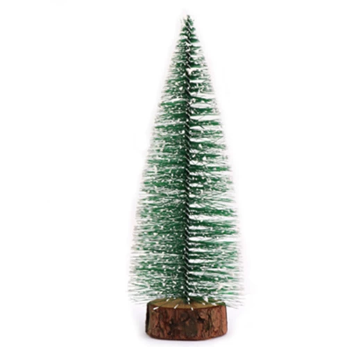 Рождественские принадлежности, сосновая иголка, мини-рождественская елка, посылка для дома, настольные украшения, макет сцены, рождественские украшения