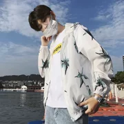 Ins siêu lửa áo khoác nam Hàn Quốc phiên bản của xu hướng của mùa hè quần áo chống nắng vài sinh viên áo khoác lỏng đồng phục bóng chày trùm đầu