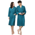 Mùa xuân và mùa hè phần mỏng waffle vài áo choàng tắm suối nước nóng tắm phù hợp với nam giới và phụ nữ kích thước lớn SPA hấp quần áo áo ngủ đồ ngủ Night Robe