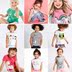 2018 trẻ em mùa hè mới mặc trẻ em trẻ em bông T-Shirt cô gái ngắn tay giản dị nữ kho báu nửa tay áo vest Áo thun