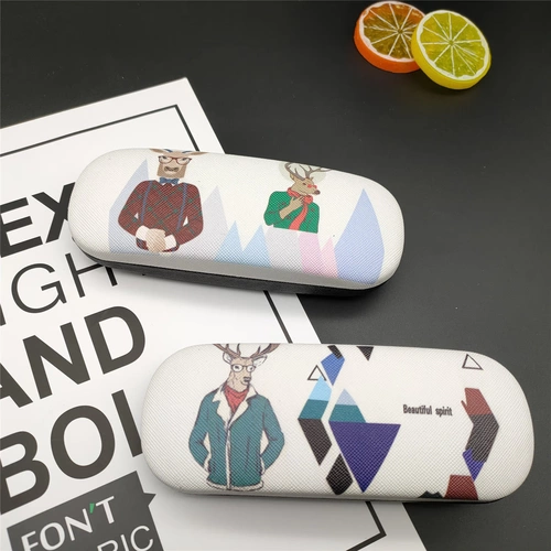 Брендовые очки, портативная металлическая мультяшная милая детская система хранения