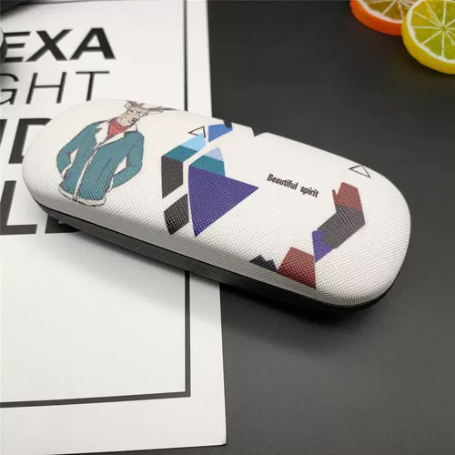 Брендовые очки, портативная металлическая мультяшная милая детская система хранения