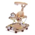 Baby Walker 6 7-18 tháng bé trẻ con chống rollover tay đẩy có thể ngồi gấp bắt đầu học bước chân xe em bé tập đi Xe đẩy / Đi bộ