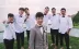 Người đàn ông tốt nhất quần áo nam quần áo thiết lập hai mảnh mùa hè Hàn Quốc phiên bản của tự trồng của người đàn ông tốt nhất nhóm váy cưới anh em