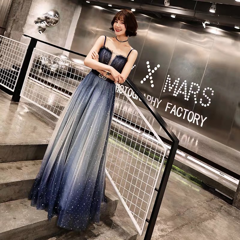 Evening dress, skirt, starry sky, 2019, new collection, Birthday gift