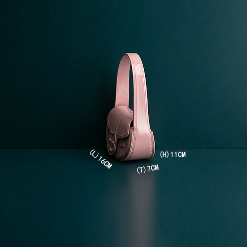 Летняя небольшая дизайнерская розовая сумка подмышку, сумка на одно плечо, премиум класс