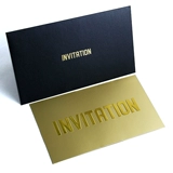 Высоко -элитное черное золото, голубой серебряный кофейный цвет приглашение на конференцию компании.