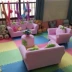 Trẻ em sofa sofa nhỏ ghế mẫu giáo dễ thương màu hồng công chúa bé sofa cô gái dâu tây vải - Ghế sô pha Ghế sô pha
