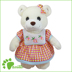 Bigfoot Bear Strawberry Kẻ sọc Váy Teddy Bear Doll Quần áo Teddy Bear Duffy Quần áo Monchiqi Quần áo 45 - Búp bê / Phụ kiện búp bê nhật Búp bê / Phụ kiện