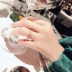 Nhẫn ngón tay nữ Nhật Bản và Hàn Quốc thời trang nhẫn đuôi thủy triều đơn giản mở vòng chung cá tính trang sức sinh viên Hàn Quốc