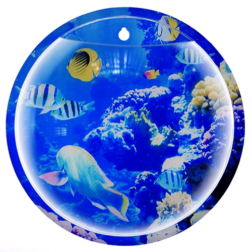 Акриловый классический модный аквариум для гостиной, настенный декор, домашний декор