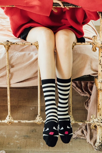 Носки женский томбок Mids Lockcling Pucking Nops Pure Cotton Носки женские носки Brajak Street Wind Wind Ins Litsed Dar DW43