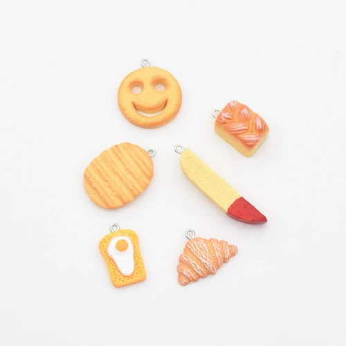 Креативные картофельные чипсы ручной работы, брелок, DIY, простой и элегантный дизайн, креативный подарок, хлеб