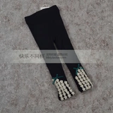 Утепленные детские зимние леггинсы, шерстяные удерживающие тепло эластичные штаны, в западном стиле