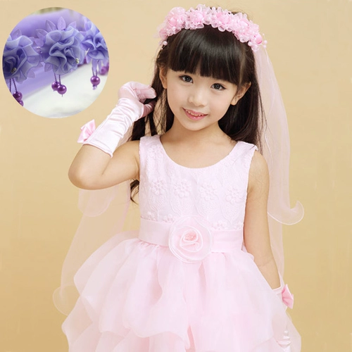 Детский аксессуар для волос, ободок, в цветочек