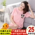 Bộ đồ ngủ Mùa Hè của Phụ Nữ Đặt Ngắn Tay Áo của Phụ Nữ Hai mảnh Cotton Mùa Hè Hàn Quốc Mỏng Mỏng Sinh Viên Tươi Mùa Hè Dịch Vụ Nhà pijama lụa ngắn Bộ Pajama