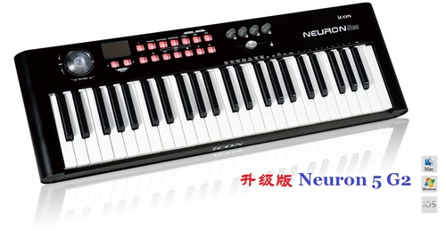 Icon Pro Audio Neuron 5 G2/Neuron5g2 49 КЛЮЧЕВЫЙ USB MIDI Клавиатура/контроллер