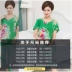 Hàn Quốc phiên bản của bộ đồ ngủ mùa hè của phụ nữ ngắn- tay quần short bông lụa phần mỏng thiết lập kích thước lớn lỏng tươi mùa xuân và mùa thu dịch vụ nhà áo sơ mi nữ cao cấp Cộng với kích thước quần áo