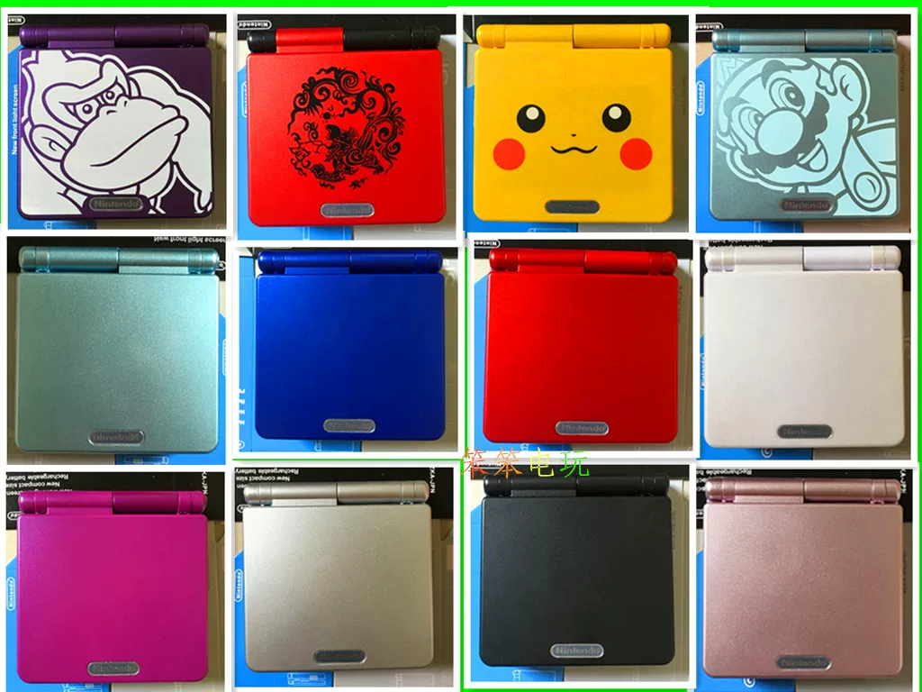Оригинальная модифицированная портативная игровая консоль GAMEBOY SP GBASP, IPS-экран, совместима с картами игр GBC