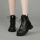 Martens, тонкие дышащие туфли для кожаной обуви, сандалии, короткие сапоги, из натуральной кожи, коллекция 2023, большой размер