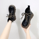 Martens, белые тонкие дышащие туфли для кожаной обуви, высокие короткие сапоги на платформе, коллекция 2023, из натуральной кожи, большой размер