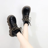 Martens, белые тонкие дышащие туфли для кожаной обуви, высокие короткие сапоги на платформе, коллекция 2023, из натуральной кожи, большой размер