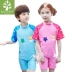 Hàn Quốc KK Tree 2018 Mùa hè cho trẻ em Đồ bơi cho bé gái Đồ bơi một mảnh Đồ bơi trẻ em Đồ bơi cho bé trai - Đồ bơi trẻ em