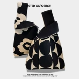 Трикотажная портативная барсетка, сумка на одно плечо, премиум класс