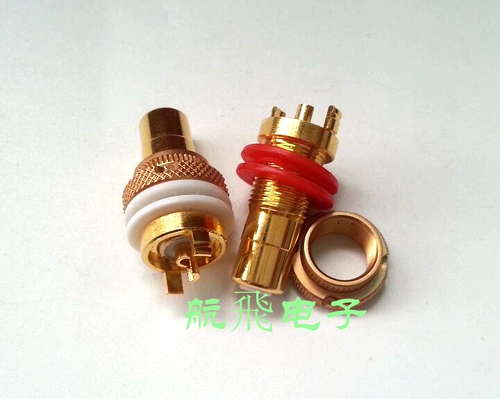 Eizz Boutique RCA Сиденье сиденье Tefong EZ-107 Фосфатное бронзовое золото.