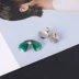 Nhật Bản và Hàn Quốc dễ thương kính nhỏ pin pin màu rhinestone kính râm nhỏ trâm thời trang phụ kiện áo cổ áo huy hiệu ghim cài áo vest nam Gucci Trâm cài