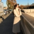 Ruthen vest nữ mùa thu và mùa đông 2018 mới phần dài Hàn Quốc phiên bản của eo là mỏng không tay nữ xuống áo khoác áo khoác da nữ Accentuated eo áo