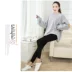 Modal cộng với quần legging nhung nữ mặc dày hơn mùa thu đông mới eo cao cỡ lớn chân ấm quần lọt khe quần vải ống rộng nữ Khởi động cắt