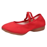 Летняя обувь, тканевые танцующие туфли, мягкая подошва