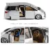 JK1 / 32 Previa Business Van Six Door Âm thanh và ánh sáng kéo lại Mô hình xe hợp kim Overlord Mô hình đồ chơi - Chế độ tĩnh