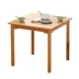 Tre bốn bàn vuông gỗ rắn bàn ăn bàn trà nhà nhỏ bàn vuông nhỏ căn hộ trang trí bàn ăn tối bàn mạt bàn - Bàn bàn học sinh thông minh Bàn