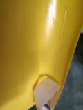 Желтый кожаный аксессуар, упаковка, одежда, увеличенная толщина, сделано на заказ