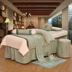 Cotton linen đẹp trải giường bốn bộ massage trải giường cotton và linen beauty salon SPA điều trị giường bìa có thể được tùy chỉnh Trang bị tấm