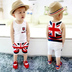 Thời trang mùa hè dành cho bé trai, bộ đồ cotton baby boy Phù hợp với trẻ em