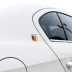 Cờ xe tiêu chuẩn kim loại Đức dán xe ô tô trang trí nhãn 3D stereo cá tính cờ nhãn dán tắc - Truy cập ô tô bên ngoài Truy cập ô tô bên ngoài