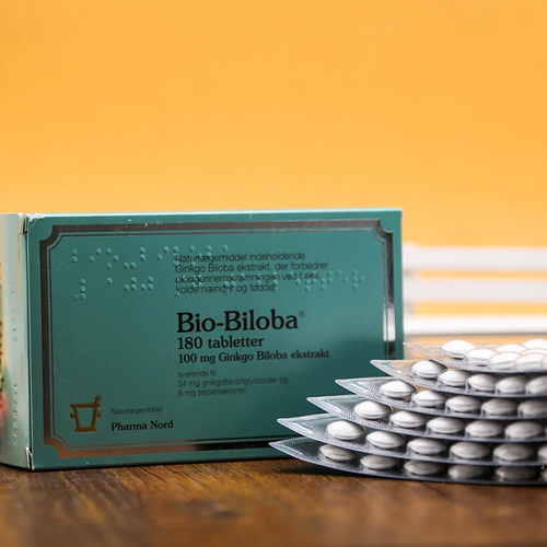 180 капсул для датских купленных био-билоба Гинкго Эссенс Фильм