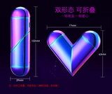 Складная смешанная электронная зажигалка с газом и электричеством в форме сердца